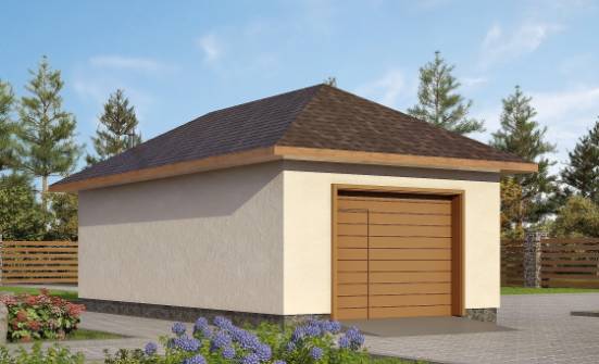 040-001-П Проект гаража из арболита Фурманов | Проекты домов от House Expert