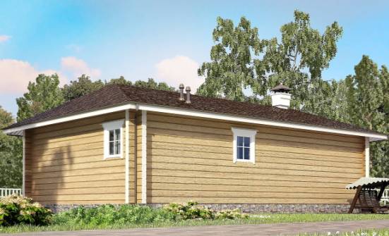 095-001-Л Проект одноэтажного дома, классический домик из дерева Кинешма | Проекты домов от House Expert