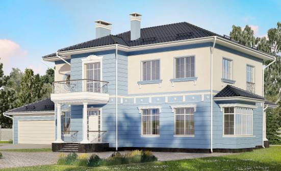285-003-Л Проект двухэтажного дома, гараж, красивый дом из кирпича Тейково | Проекты домов от House Expert