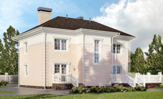 155-005-Л Проект двухэтажного дома, недорогой домик из керамзитобетонных блоков Фурманов | Проекты домов от House Expert