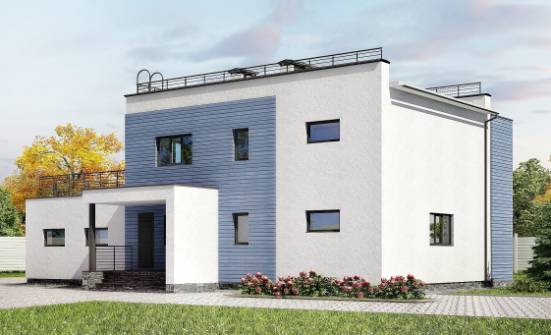 180-012-Л Проект двухэтажного дома, гараж, современный дом из кирпича Тейково | Проекты домов от House Expert