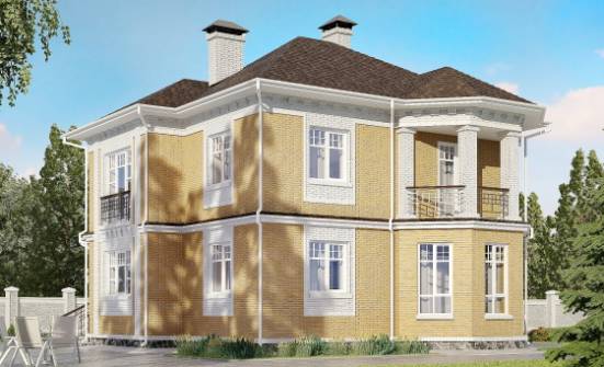160-001-Л Проект двухэтажного дома, доступный загородный дом из газосиликатных блоков Шуя | Проекты домов от House Expert