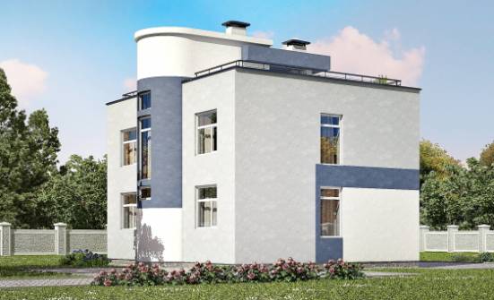 180-005-П Проект двухэтажного дома, красивый дом из газосиликатных блоков Приволжск | Проекты домов от House Expert