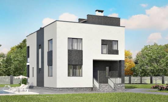 225-001-П Проект двухэтажного дома, просторный загородный дом из газосиликатных блоков Иваново | Проекты домов от House Expert