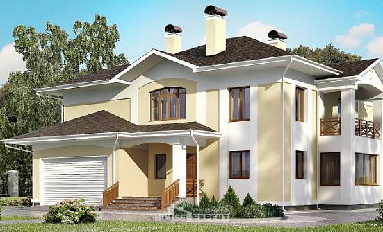 375-002-Л Проект двухэтажного дома, гараж, огромный домик из кирпича Вичуга | Проекты домов от House Expert