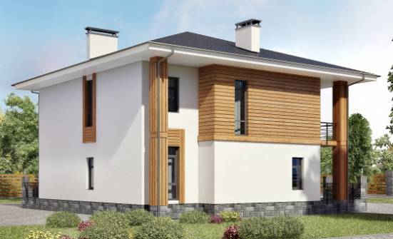 180-015-П Проект двухэтажного дома, классический домик из поризованных блоков Иваново | Проекты домов от House Expert