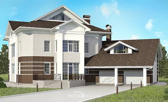 410-001-П Проект двухэтажного дома, гараж, большой дом из кирпича Тейково | Проекты домов от House Expert