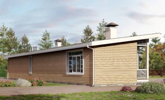 110-004-Л Проект бани из кирпича Фурманов | Проекты одноэтажных домов от House Expert