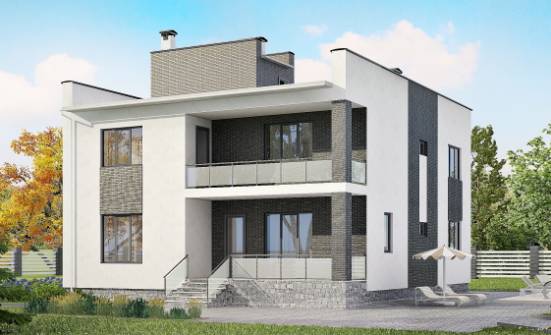 225-001-П Проект двухэтажного дома, просторный загородный дом из газосиликатных блоков Иваново | Проекты домов от House Expert