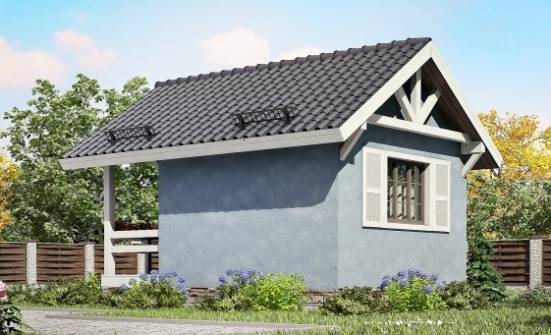 020-001-Л Проект одноэтажного дома, современный загородный дом из бревен Приволжск | Проекты домов от House Expert