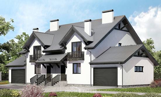 290-003-П Проект двухэтажного дома с мансардой, красивый дом из пеноблока Тейково | Проекты домов от House Expert
