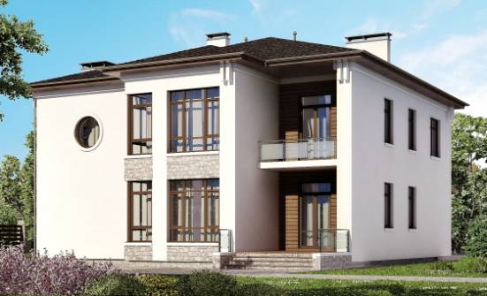 300-005-П Проект двухэтажного дома, огромный дом из кирпича Иваново | Проекты домов от House Expert