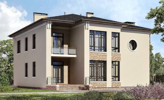 300-005-Л Проект двухэтажного дома, классический дом из кирпича Фурманов | Проекты домов от House Expert