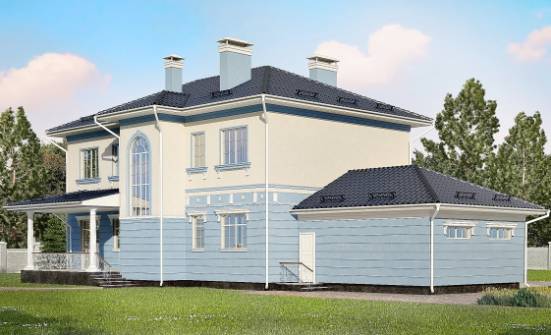 285-003-Л Проект двухэтажного дома, гараж, красивый дом из кирпича Тейково | Проекты домов от House Expert