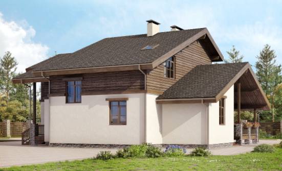 210-006-Л Проект двухэтажного дома с мансардой, красивый домик из кирпича Тейково | Проекты домов от House Expert