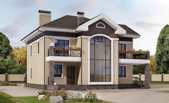 200-006-П Проект двухэтажного дома, простой домик из кирпича Шуя | Проекты домов от House Expert