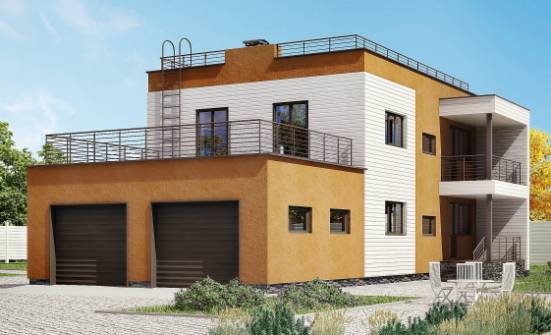 180-012-П Проект двухэтажного дома и гаражом, классический дом из кирпича Тейково | Проекты домов от House Expert