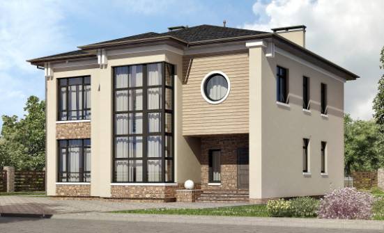 300-005-Л Проект двухэтажного дома, классический дом из кирпича Фурманов | Проекты домов от House Expert
