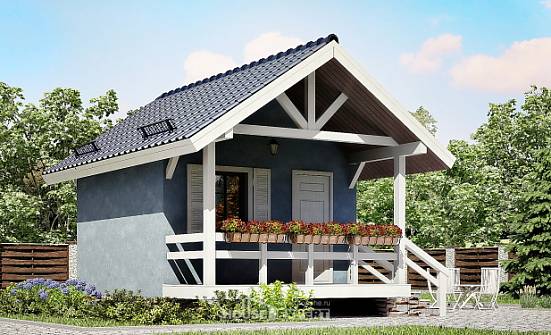 020-001-П Проект одноэтажного дома, экономичный домик из дерева Тейково | Проекты домов от House Expert