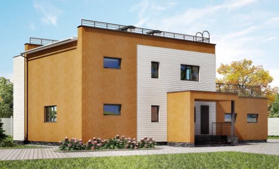 180-012-П Проект двухэтажного дома и гаражом, классический дом из кирпича Тейково | Проекты домов от House Expert