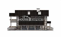 250-002-Л Проект двухэтажного дома мансардный этаж и гаражом, уютный коттедж из кирпича Вичуга, House Expert