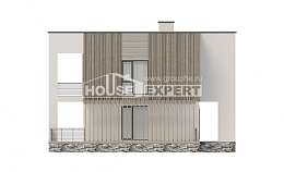150-017-П Проект двухэтажного дома, доступный загородный дом из бризолита, Фурманов