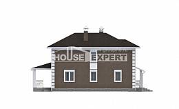 185-002-П Проект двухэтажного дома, красивый коттедж из твинблока Иваново, House Expert