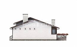 110-003-П Проект одноэтажного дома, доступный домик из пеноблока, Кинешма