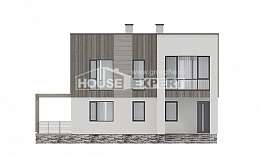 150-017-П Проект двухэтажного дома, красивый домик из керамзитобетонных блоков, Фурманов