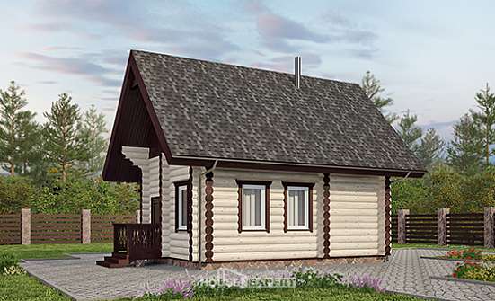 035-001-Л Проект бани из дерева Иваново | Проекты одноэтажных домов от House Expert
