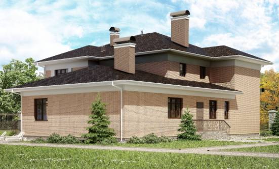 520-001-П Проект трехэтажного дома, большой дом из бризолита Вичуга | Проекты домов от House Expert