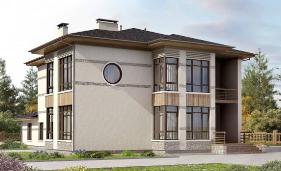 345-001-П Проект двухэтажного дома, уютный загородный дом из бризолита Кинешма | Проекты домов от House Expert