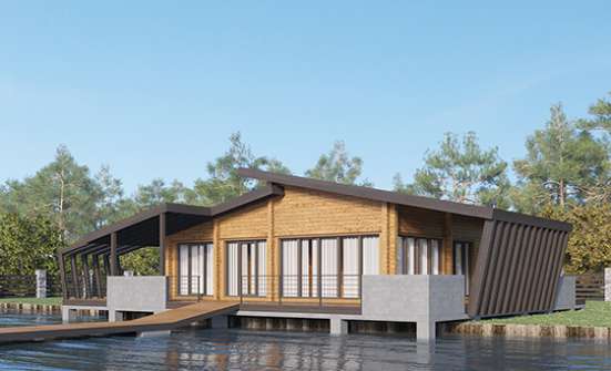 100-007-П Проект бани из дерева Кинешма | Проекты домов от House Expert