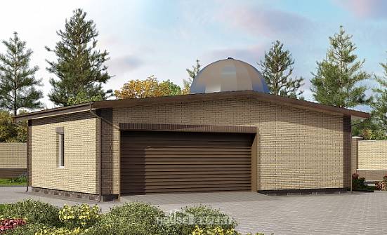 075-001-Л Проект гаража из кирпича Кинешма | Проекты домов от House Expert
